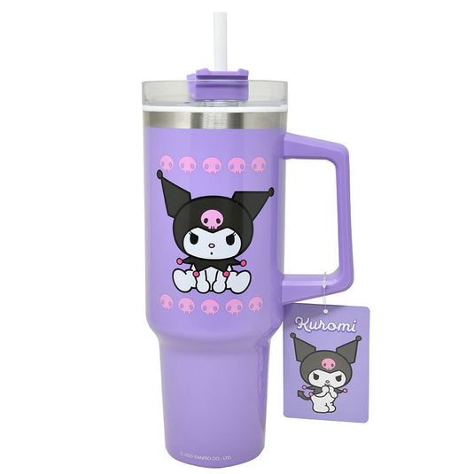 Hello Kitty Kuromi 40oz Plastic Travel Tumbler