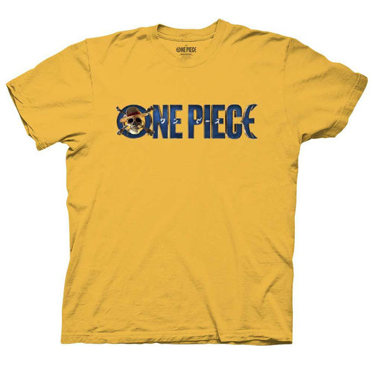One Piece - Camiseta con logo de acción en vivo