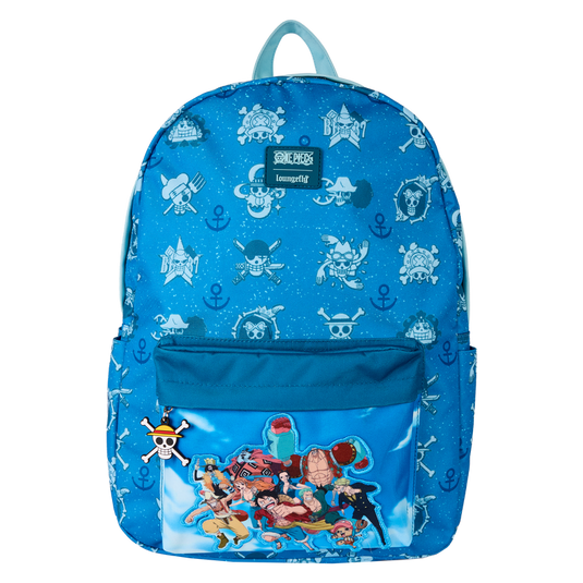 Loungefly One Piece - All-Over Print Nylon Full Size Backpack