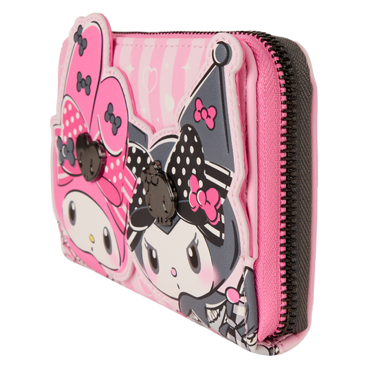 Loungefly Sanrio - My Melody And Kuromi Zip Around Wallet