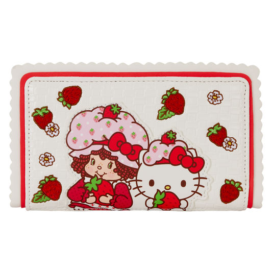 Loungefly - Sanrio Hello Kitty & Friends x Strawberry Shortcake Flap Zip Around Wallet