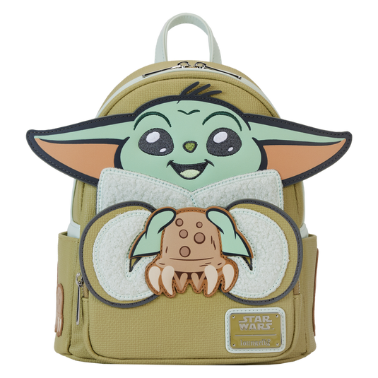Loungefly Star Wars: The Mandalorian Grogu & Crabbies Cosplay Mini Backpack
