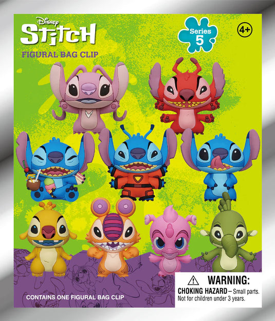 Lilo & Stitch Stitch Series 5 Clip pour sac en mousse 3D