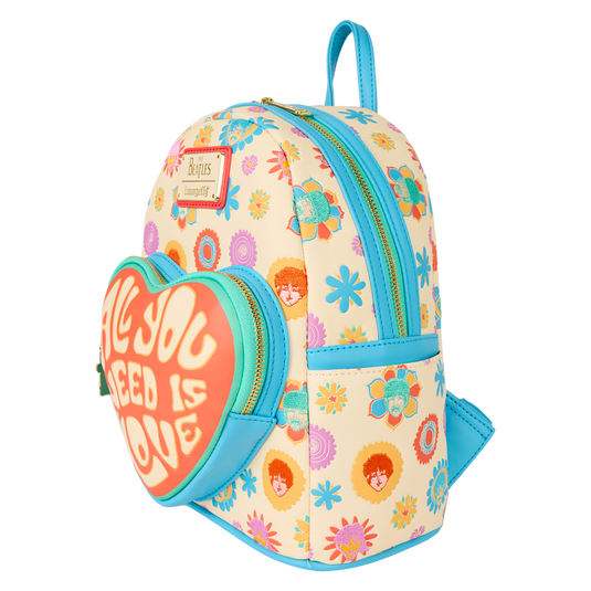 Loungefly The Beatles - All You Need Is Love Mini Backpack