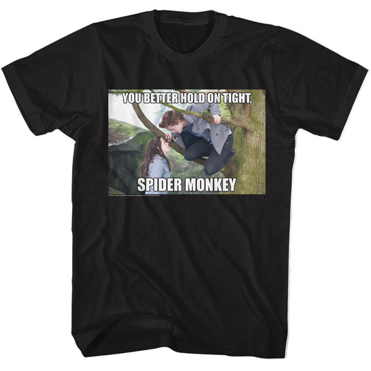 Camiseta Twilight Hold On Tight Spider Monkey