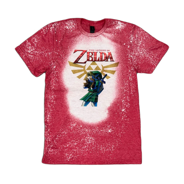 The Legend of Zelda - Camiseta blanqueada Link