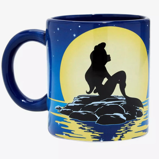 Silver Buffalo Disney Princess Ariel 20oz Ceramic Mug with Spinner