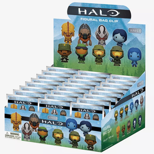 Monogram Halo - Series 1 3D Foam Bag Clip 1pc Blind Bag