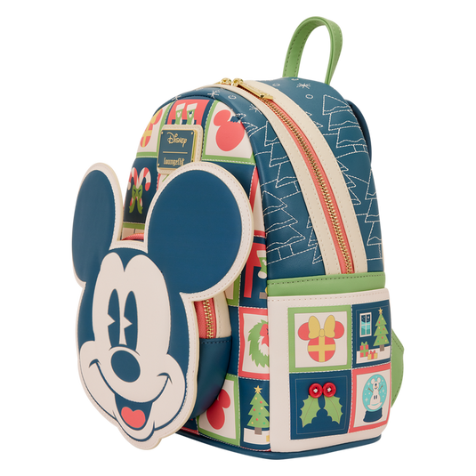 Loungefly Disney: Mickey Mouse Holiday Mini Backpack