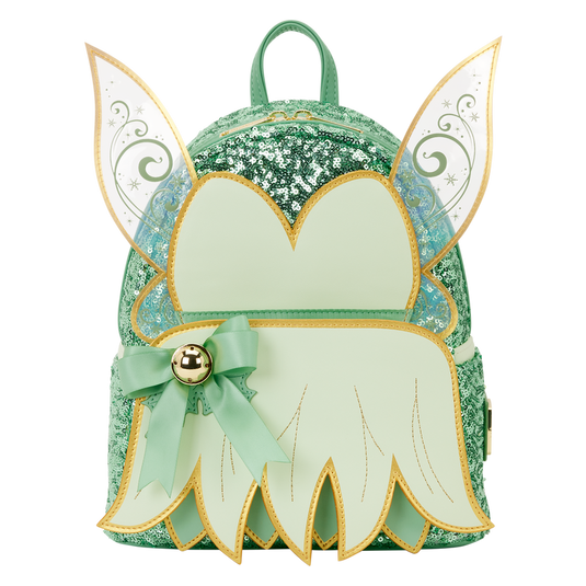 Loungefly Disney: Peter Pan - Tinker Bell Holiday Cosplay Sequin Mini Backpack