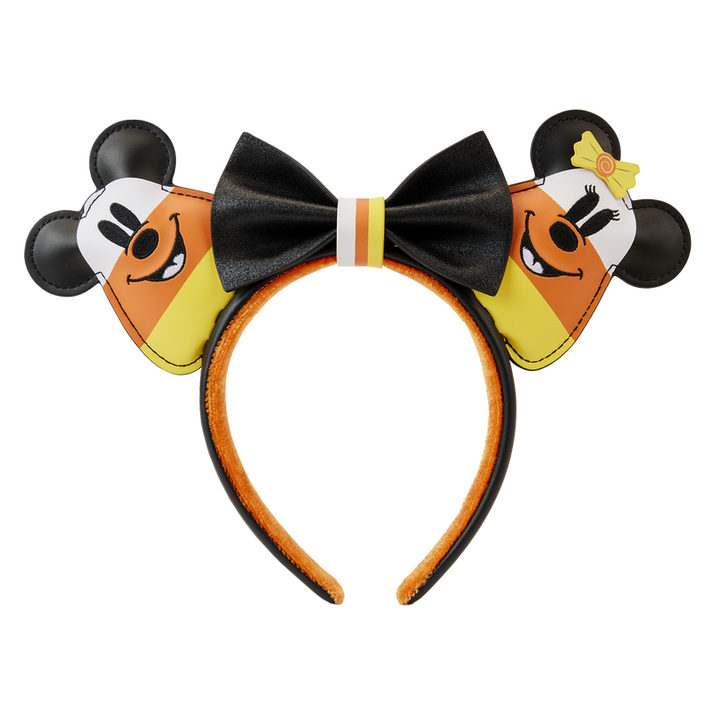 Disney minnie mouse brillante diadema en forma de oreja con lazo