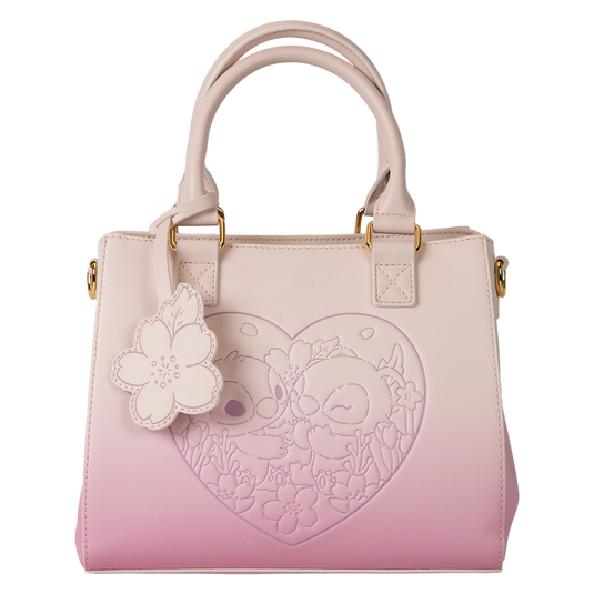 Loungefly Disney: Lilo & Stitch - Cute Stitch Cherry Blossom Heart Crossbody