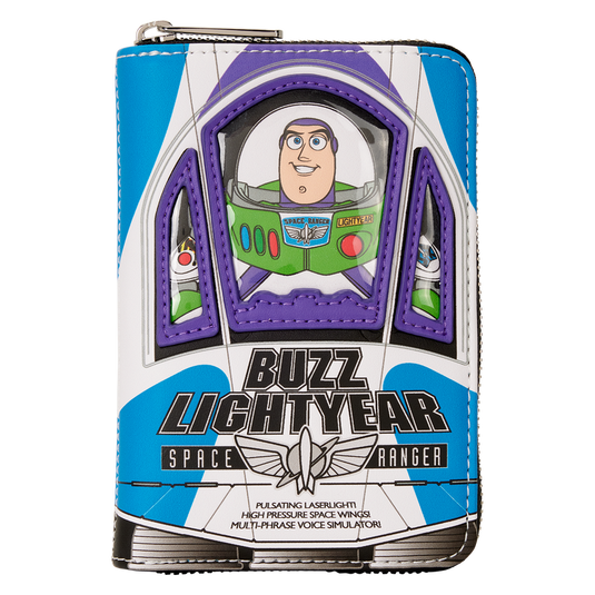 Loungefly Disney Pixar - Toy Story 30th Anniversary Buzz Lightyear Glow Zip Around Wallet