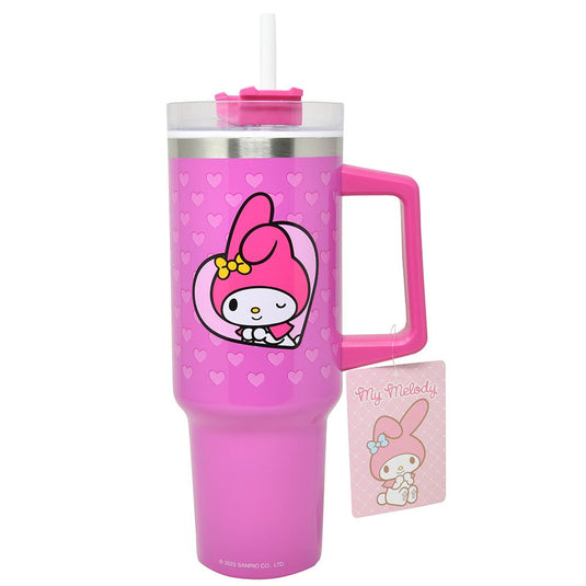 Hello Kitty My Melody 40oz Plastic Travel Tumbler
