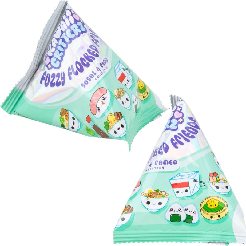 U.C.C. Distributing Kawaii Critterz - Sushi And Ramen Flocked 1