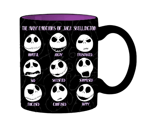 Nightmare Before Christmas Jack Many Emotions 20oz Ceramic