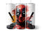 Marvel- Deadpool Face Stain Steel 20oz Tumbler