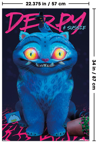 Trends International Netflix K-Pop Demon Hunters (2025) - Derpy & Sussie Wall Poster