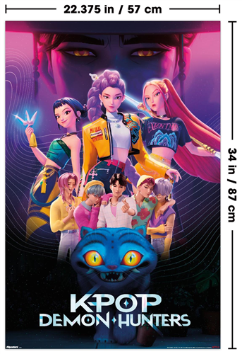 Trends International Netflix K-Pop Demon Hunters (2025) - Group Wall Poster