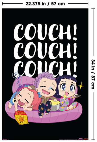 Trends International Netflix K-Pop Demon Hunters (2025) - Huntrix Chibi Couch Wall Poster