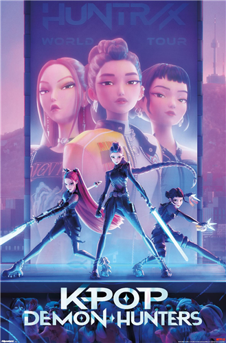 Trends International Netflix K-Pop Demon Hunters (2025) - One Sheet Wall Poster