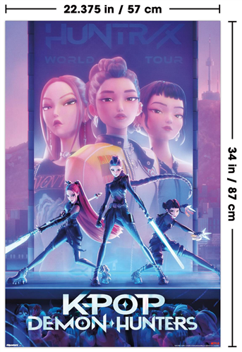 Trends International Netflix K-Pop Demon Hunters (2025) - One Sheet Wall Poster