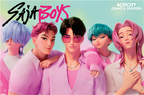 Trends International Netflix K-Pop Demon Hunters (2025) - Saja Boys Wall Poster