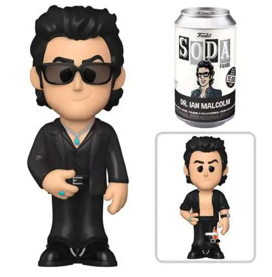 ¡Soda Funko! Película: Figura de vinilo de edición limitada del Dr. Ian Malcolm de Jurassic Park