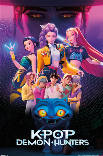 Trends International Netflix K-Pop Demon Hunters (2025) - Group Wall Poster