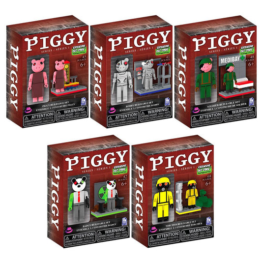 U.C.C. Distributing Piggy - Buildable Building Brick Set Series 1 With DLC Figure