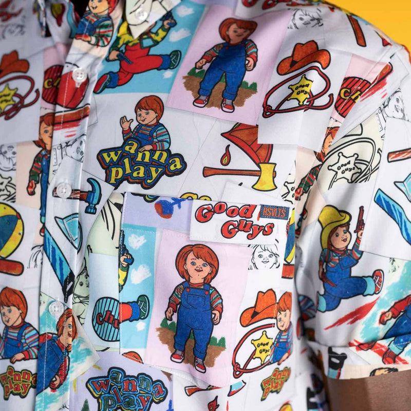 Chucky "¿Quieres colorear?" – Camisa Manga Corta KUNUFLEX