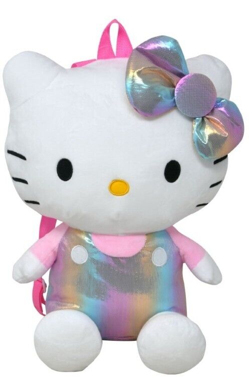 Sac à dos en peluche Hello Kitty Shiny Pink 14