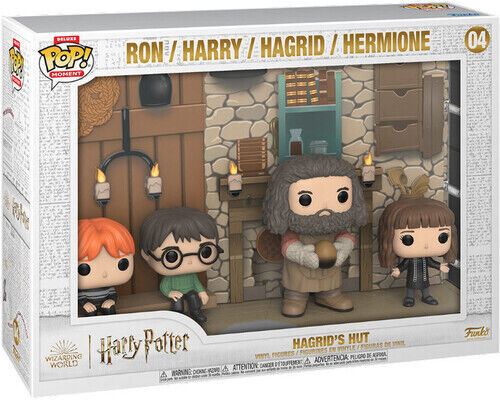 ¡Funko Pop! Moments Deluxe: Figura de vinilo de la cabaña de Hagrid de Harry Potter 