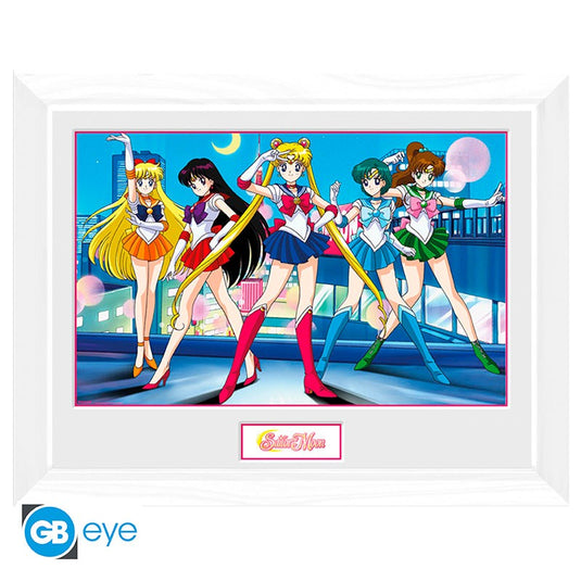 Sailor Moon: Group framed print  Wall Art