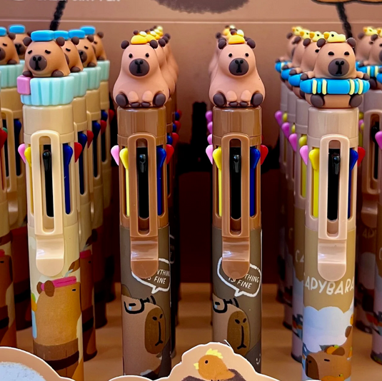 BC Mini - Capybara 8 Colors Ball Pen