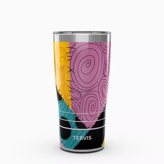 Disney - Nightmare Before Christmas Sally Swirls - Stainless Steel Tumbler with Slider Lid