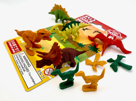 BC Mini - Dinosaur ER-BRI044 Eraser Cardset