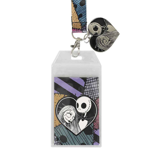 L'Étrange Noël de Monsieur Jack et Sally Cordon à breloques en métal