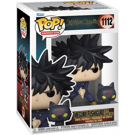 Funko POP! Animation: Jujutsu Kaisen - Megumi Fushiguro with Divine Dog Vinyl Figure