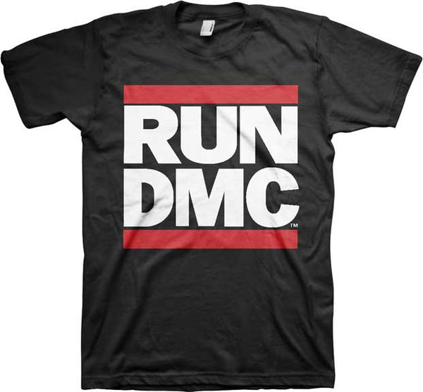 Run DMC - T-shirt noir avec logo classique 
