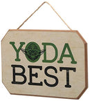 Yoda Best Star Wars Hanging Wood Wall Décor