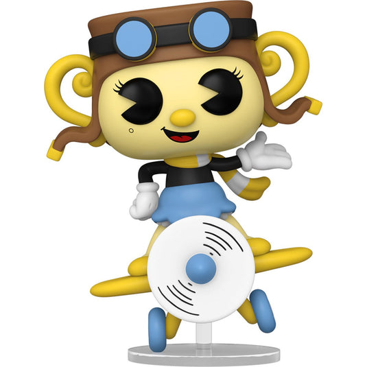 ¡Funko POP! Figura de vinilo de Cuphead Games Avión Sra. Cáliz
