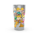 Nickelodeon - 90S Group 20oz Stainless Steel with Slider Lid Metal Tumbler