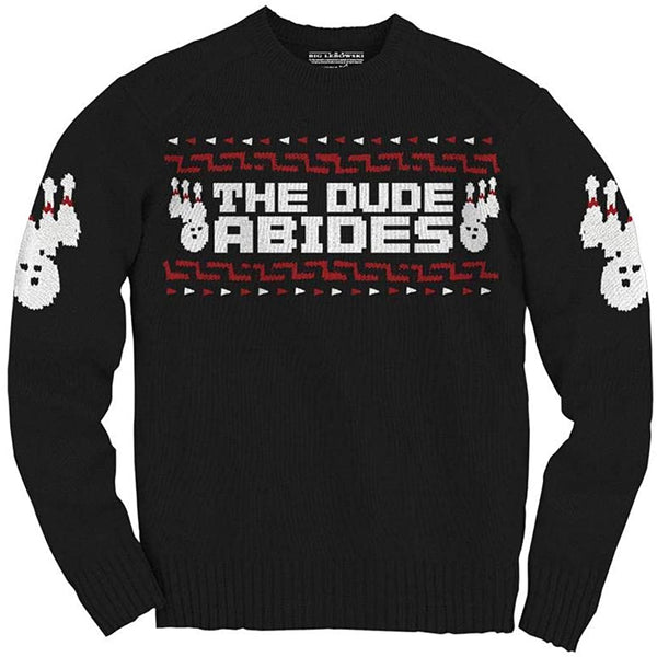 Big Lebowski - The Dude Abides Ugly Christmas Pull pour adulte 