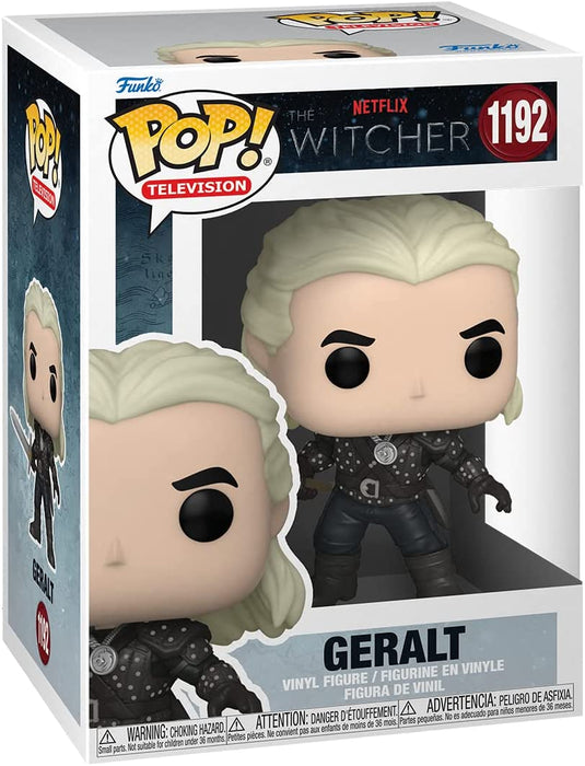 Funko POP! TV : The Witcher – Geralt (les styles peuvent varier) avec Chase
