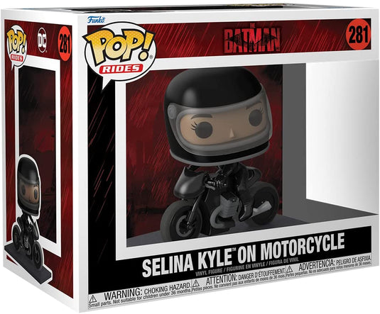 Funko POP! Manèges : Le Batman – Selina Kyle en moto