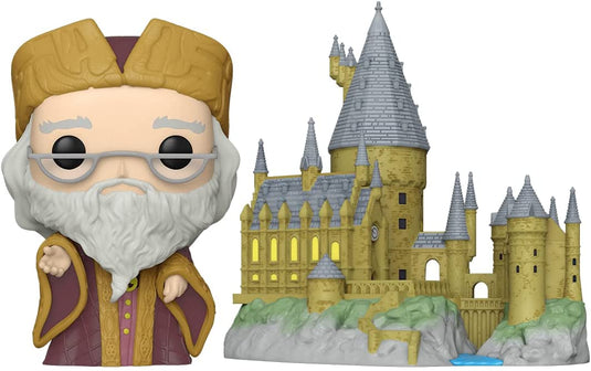 Funko POP! Ville : Harry Potter 20e - Albus Dumbledore avec Poudlard