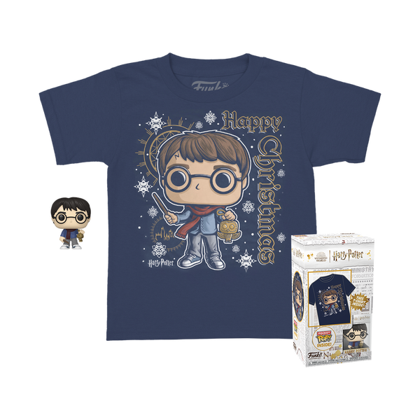 ¡Funko POP! Llavero, POP y camiseta: camiseta juvenil navideña de Harry Potter