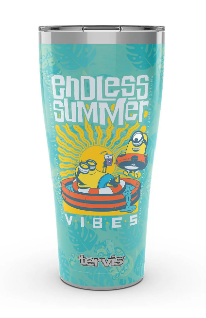 Minions : Endless Summer - Gobelet colossal en acier inoxydable de 30 oz, Tervis