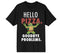 Camiseta negra Tortugas Ninja - Hello Pizza GoodBye Problems
